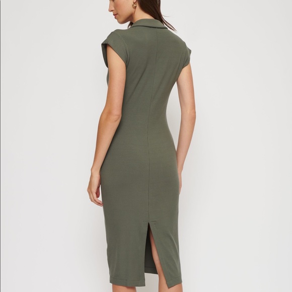 Cap Sleeve Polo Dress - Picture 3 of 4